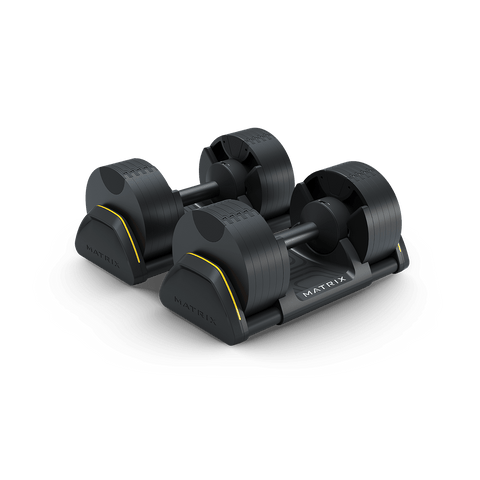 MATRIX 80LB ADJUSTABLE DUMBBELLS